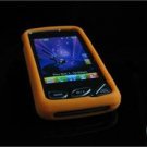 Soft Rubber Silicone Skin Cover Case for LG Chocolate Touch - Orange