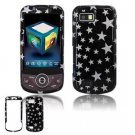 Hard Plastic Design Hard Case for Samsung Behold 2 T939 - Black/Silver Stars