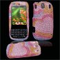 Hard Plastic Design Gem Bling Case for Palm Pixi - Pink Heart