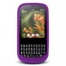 Soft Rubber Silicone Skin Cover Case for Palm Pixi - Purple