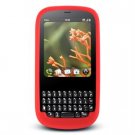 Soft Rubber Silicone Skin Cover Case for Palm Pixi - Red