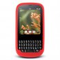 Soft Rubber Silicone Skin Cover Case for Palm Pixi - Red