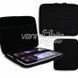 Black Hard Nylon Shell Case w/ Interior Mesh Pocket for Apple iPad