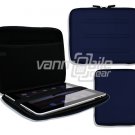 Navy Blue Hard Nylon Shell Case w/ Interior Mesh Pocket for Apple iPad