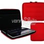 Red Hard Nylon Shell Case w/ Interior Mesh Pocket for Apple iPad