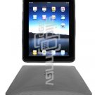 Gray/Smoke 1-Pc Hard Rubber Semi-Transparent Case w/ "Circle Design" for Apple iPad
