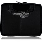 Black "Mini Briefcase" Leather Case w/ Carrying Handles for Apple iPad