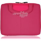 Pink "Mini Briefcase" Leather Case w/ Carrying Handles for Apple iPad