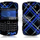 Blue/Black Design Hard Case for BlackBerry Bold 2 9700