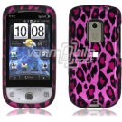 Pink Leopard Design Hard 2-Pc Snap On Faceplate Case for HTC Hero CDMA (Sprint)