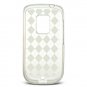 Clear Argyle Design Rubber Case for HTC Hero (Sprint)