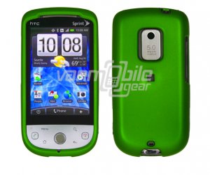 Green Hard "Rubber Feel" Case for HTC Hero (Sprint)