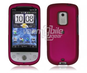 Hot Pink Hard "Rubber Feel" Case for HTC Hero (Sprint)