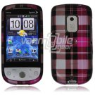 Pink Plaid Design Hard Casefor HTC Hero (Sprint)