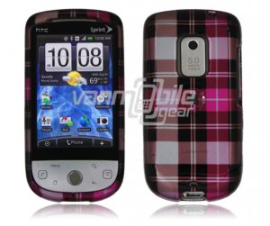 Pink Plaid Design Hard Casefor HTC Hero (Sprint)