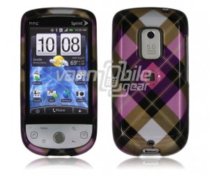 Pink Arygle Design Hard Casefor HTC Hero (Sprint)