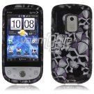 Black Skulls Design Hard Case for HTC Hero (Sprint)