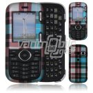 Blue Design Hard 2-Pc Snap On Faceplate Case for LG Cosmos/LG Rumor 2 (Verizon/Sprint)