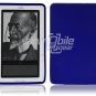 Blue Hard Rubber Gel Skin Case for Barnes & Noble's Nook e-Reader