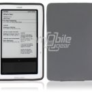Gray Hard Rubber Gel Skin Case for Barnes & Noble's Nook e-Reader