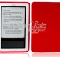Red Hard Rubber Gel Skin Case for Barnes & Noble's Nook e-Reader