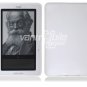 White Hard Rubber Gel Skin Case for Barnes & Noble's Nook e-Reader