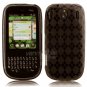 Gray/Smoke Argyle Design Hard 1-Pc Rubber Case for Palm Pixi (Plus)