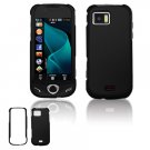 Black Hard "Rubber Feel" Case for Samsung Mythic A897 (AT&T)