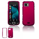 Rose Pink Hard "Rubber Feel" Case for Samsung Mythic A897 (AT&T)