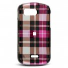 Pink Plaid Design Hard Case for Samsung Mythic A897