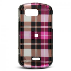 Pink Plaid Design Hard Case for Samsung Mythic A897