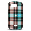 Blue Plaid Design Hard Case for Samsung Mythic A897