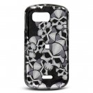 Black Skulls Design Hard Case for Samsung Mythic A897