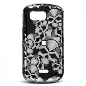Black Skulls Design Hard Case for Samsung Mythic A897