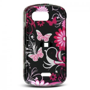 Pink Butterfly Design Hard Case for Samsung Mythic A897