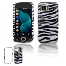 Black/White Zebra Design Hard Case for Samsung Mythic A897