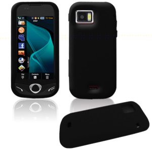 Black "Full View" Soft Cover for Samsung Mythic A897 (AT&T)