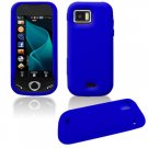 Blue "Full View" Soft Cover for Samsung Mythic A897 (AT&T)