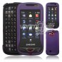 Lavender Hard "Rubberize" 2-Pc Snap On Plastic Faceplate Case for Samsung Reality U820 (Verizon)