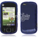 Blue Argyle Design 1-Pc Hard Rubber Skin Case for Motorola Cliq XT (T-Mobile)