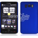 Blue Hard 1-Pc Rubberized "Back/Rear" Case for HTC HD2 (T-Mobile)