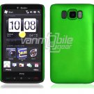 Green Hard 1-Pc Rubberized "Back/Rear" Case for HTC HD2 (T-Mobile)