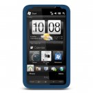 Blue Soft Rubber Cover for HTC HD2 (T-Mobile)