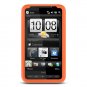 Orange Soft Rubber Cover for HTC HD2 (T-Mobile)