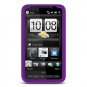 Purple Soft Rubber Cover for HTC HD2 (T-Mobile)