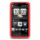 Red Soft Rubber Cover for HTC HD2 (T-Mobile)