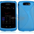 Sky Blue Hard "Robotic" 2-Pc Case for BlackBerry Storm 2 9550