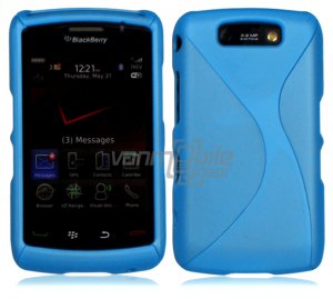 Sky Blue Hard "Robotic" 2-Pc Case for BlackBerry Storm 2 9550