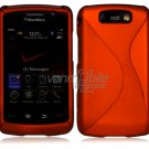 Orange Hard "Robotic" 2-Pc Case for BlackBerry Storm 2 9550