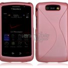 Baby Pink Hard "Robotic" 2-Pc Case for BlackBerry Storm 2 9550